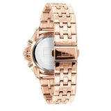 Tommy Hilfiger Harper Chronograph Quartz Rose Gold Dial Rose Gold Steel Strap Watch For Women - 1782224 Authentic Buy Shop Now