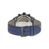 Hugo Boss Grand Prix Chronograph Black Dial Blue Leather Strap Watch for Men - 1513563 Authentic Buy Shop Now