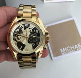 Michael Kors Bradshaw Stop Hunger Black Gold Dial Gold Steel Strap Watch for Women - MK6272 Authentic Buy Shop Now