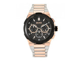 Hugo Boss Supernova Black Dial Two Tone Steel Strap Watch for Men - 1513358 Authentic Buy Shop Now