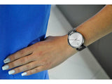 Calvin Klein Sight Silver Dial Black Leather Strap Watch for Men - K1S21120 Authentic Buy Shop Now
