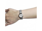 Calvin Klein Minimal SIlver Dial Silver Mesh Bracelet Watch for Women - K3M221Y6 Authentic Buy Shop Now