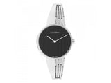 Calvin Klein Drift Black Dial Silver Steel Strap Watch for Women - K6S2N111 Authentic Buy Shop Now