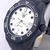 Tag Heuer Aquaracer Professional 300 Automatic White Dial Black Rubber Strap Watch for Men - WBP201D.FT6197 Authentic Buy Shop Now