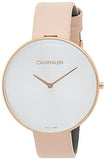 Calvin Klein Full Moon Silver Dial Pink Leather Stap Watch for Women - K8Y236Z6 Authentic Buy Shop Now