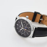 Fossil Neutra Minimalist Moonphase Black Dial Black Leather Strap Watch for Men - FS5904 Authentic Buy Shop Now