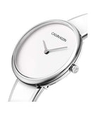 Calvin Klein Seduce White Dial Two Tone Steel Strap Watch for Women - K4E2N116 Authentic Buy Shop Now