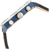Fossil Bronson Chronograph Luggage Blue Dial Brown Leather Strap Watch for Men - FS5829 Authentic Buy Shop Now