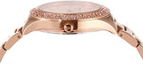 Michael Kors Lilane Quartz Rose Gold Dial Rose Gold Steel Strap Watch For Women - MK1068 Authentic Buy Shop Now