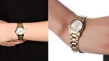 Burberry Heritage White Dial Gold Steel Strap Watch for Women - BU9203 Authentic Buy Shop Now