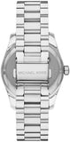 Michael Kors Lexington Three-Hand Pink Dial Silver Steel Strap Watch For Women - MK7443 Authentic Buy Shop Now