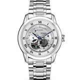 Bulova BVA Series Dual Aperture Silver Dial Silver Steel Strap Watch for Men - 96A118 Authentic Buy Shop Now