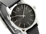 Calvin Klein City Black Dial Black Leather Strap Watch For Women - K2G23107 Authentic Buy Shop Now