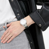 Fossil Stella Sport Multifunction Silver Dial Silver Steel Strap Watch for Women - ES5108 Authentic Buy Shop Now