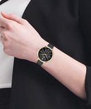 Hugo Boss Symphony Black Dial Black Mesh Bracelet Watch for Women - 1502601 Authentic Buy Shop Now