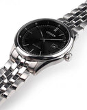 Citizen Eco Drive Black Dial Silver Steel Strap Watch For Men - BM7250-56E Authentic Buy Shop Now