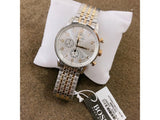 Hugo Boss Navigator White Dial Two Tone Steel Strap Watch for Men - 1513499 Authentic Buy Shop Now