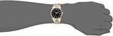 Bulova Crystal Black Dial Two Tone Steel Strap Watch for Men - 98B235 Authentic Buy Shop Now