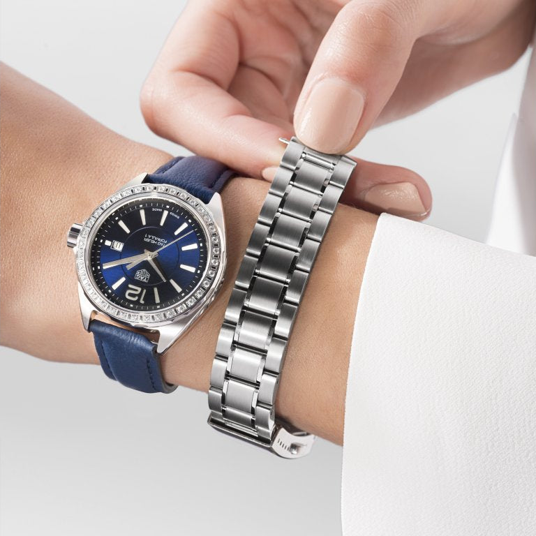 Tag Heuer Formula 1 Quartz Diamonds Blue Dial Silver Steel Strap Watch for Women - WBJ1316.BA0666 Authentic Buy Shop Now