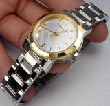 Burberry The City Silver Dial Two Tone Steel Strap Watch for Women - BU9217 Authentic Buy Shop Now