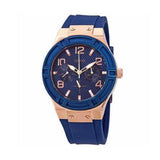 Guess Jet Setter Analog Quartz Blue Dial Blue Rubber Strap Watch For Women - W0571L1 Authentic Buy Shop Now