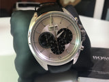 Hugo Boss Driver Chronograph Quartz Silver Dial Black Leather Strap Watch For Men - 1512880 Authentic Buy Shop Now