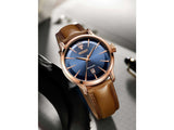 Maserati Epoca Blue Dial Brown Leather Strap Watch For Men - R8851118001 Authentic Buy Shop Now