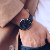 Daniel Wellington Classic Reading Black Dial Black Leather Strap Watch For Women - DW00100147 Authentic Buy Shop Now