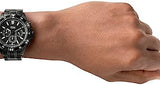 Fossil Garrett Chronograph Black Dial Black Steel Strap Watch for Men - FS5773 Authentic Buy Shop Now