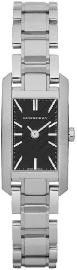 Burberry Heritage Black Dial Silver Steel Strap Watch For Women - BU9601 Authentic Buy Shop Now