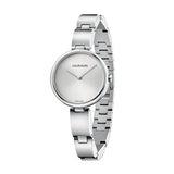 Calvin Klein Wavy Silver Dial Silver Steel Strap Watch for Women - K9U23146 Authentic Buy Shop Now