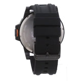 Hugo Boss Orange Detroit Analog Black Dial Black Silicone Strap Watch For Men - 1550011 Authentic Buy Shop Now