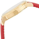 Burberry The City Gold Dial Red Leather Strap Watch for Women - BU9140 Authentic Buy Shop Now