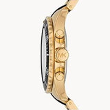 Michael Kors Everest Chronograph Black Dial Two Tone Steel Strap Watch For Men - MK8979 Authentic Buy Shop Now