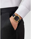 Versace Univers Navy Blue Dial Navy Blue Leather Strap Watch for Men - VEBK00318 Authentic Buy Shop Now