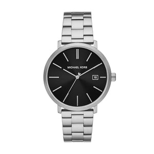 Michael Kors Blake Quartz Black Dial Silver Steel Strap Watch for Men - MK9133 Authentic Buy Shop Now