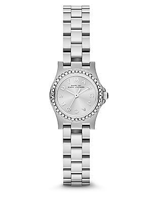 Marc Jacobs Henry Silver Dial Silver Steel Strap Watch for Women - MBM3276 Authentic Buy Shop Now