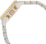 Michael Kors Bradshaw Chronograph Silver Dial Two Tone Steel Strap Watch For Women - MK5912 Authentic Buy Shop Now