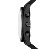 Michael Kors Accelerator Chronograph Black Dial Black Nylon Strap Watch for Men - MK9143 Authentic Buy Shop Now