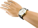 Tommy Hilfiger Hunter White Dial Black Leather Strap Watch for Men - 1791606 Authentic Buy Shop Now