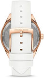 Michael Kors Oversized Sport Quartz White Dial White Rubber Strap Watch For Women - MK6945 Authentic Buy Shop Now