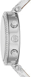 Michael Kors Parker Chronograph White Dial White Leather Strap Watch For Women - MK7226 Authentic Buy Shop Now