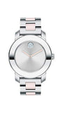 Movado Bold Silver Dial Two Tone Steel Strap Watch for Women - 3600702 Authentic Buy Shop Now