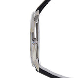 Calvin Klein Minimal Silver Dial Black Leather Strap Watch for Men - K3M221CY Authentic Buy Shop Now