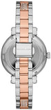 Michael Kors Sofie Crystals Glitz Rose Gold Dial Two Tone Steel Strap Watch For Women - MK4446 Authentic Buy Shop Now