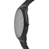 Calvin Klein Minimal Black Dial Black Mesh Bracelet Watch for Men - K3M514B1 Authentic Buy Shop Now