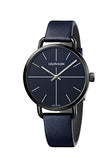 Calvin Klein Even Blue Dial Blue Leather Strap Watch for Men - K7B214VN Authentic Buy Shop Now