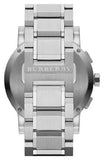 Burberry The City Chronograph Silver Dial Silver Steel Strap Watch for Men - BU9350 Authentic Buy Shop Now