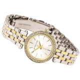 Michael Kors Darci White Dial Two Tone Steel Strap Watch for Women - MK3323 Authentic Buy Shop Now