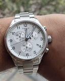 Tissot Chrono XL Classic Silver Dial Silver Steel Strap Watch For Men - T116.617.11.037.00 Authentic Buy Shop Now